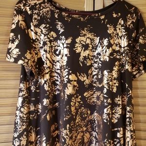 Elegant carly with copper foil